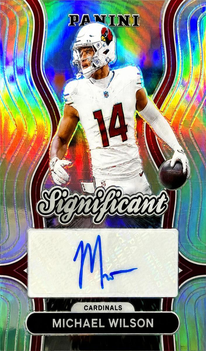 Michael Wilson 2024 Panini Prizm Significant Signatures Football