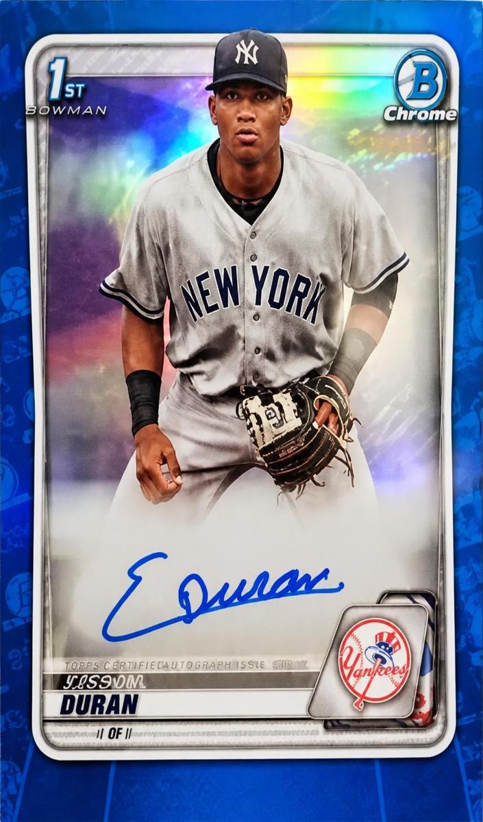 2020 Ezequiel Duran [Orange] #BSPA-ED