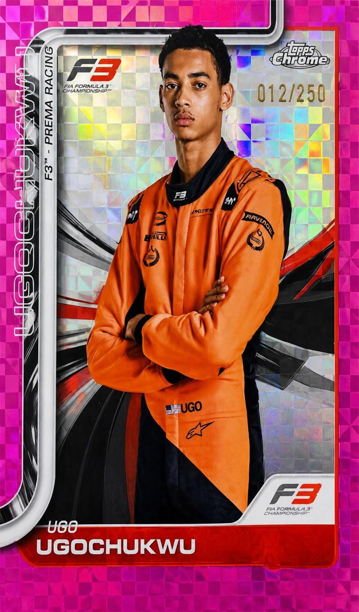 2025 Ugo Ugochukwu [Pink Checker Flag Refractor] #45