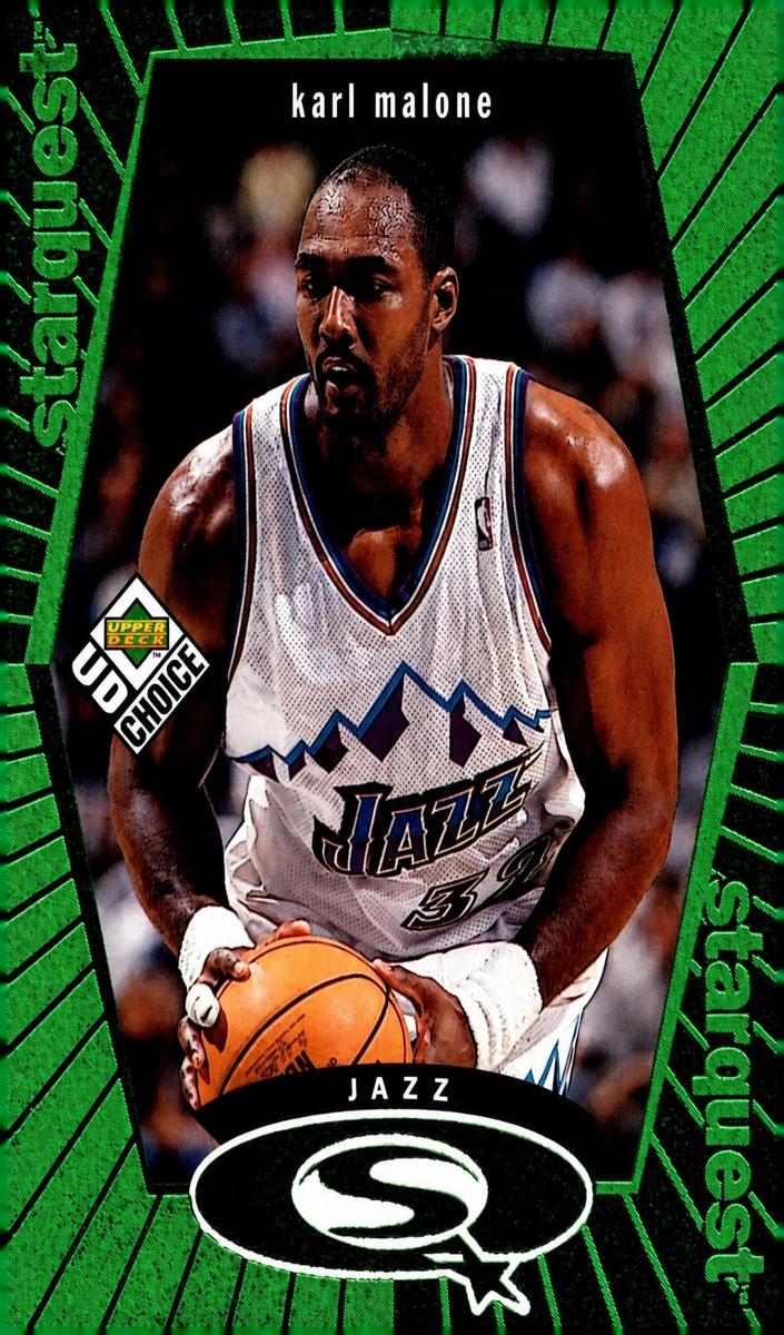 1998 Karl Malone [Green] #SQ27