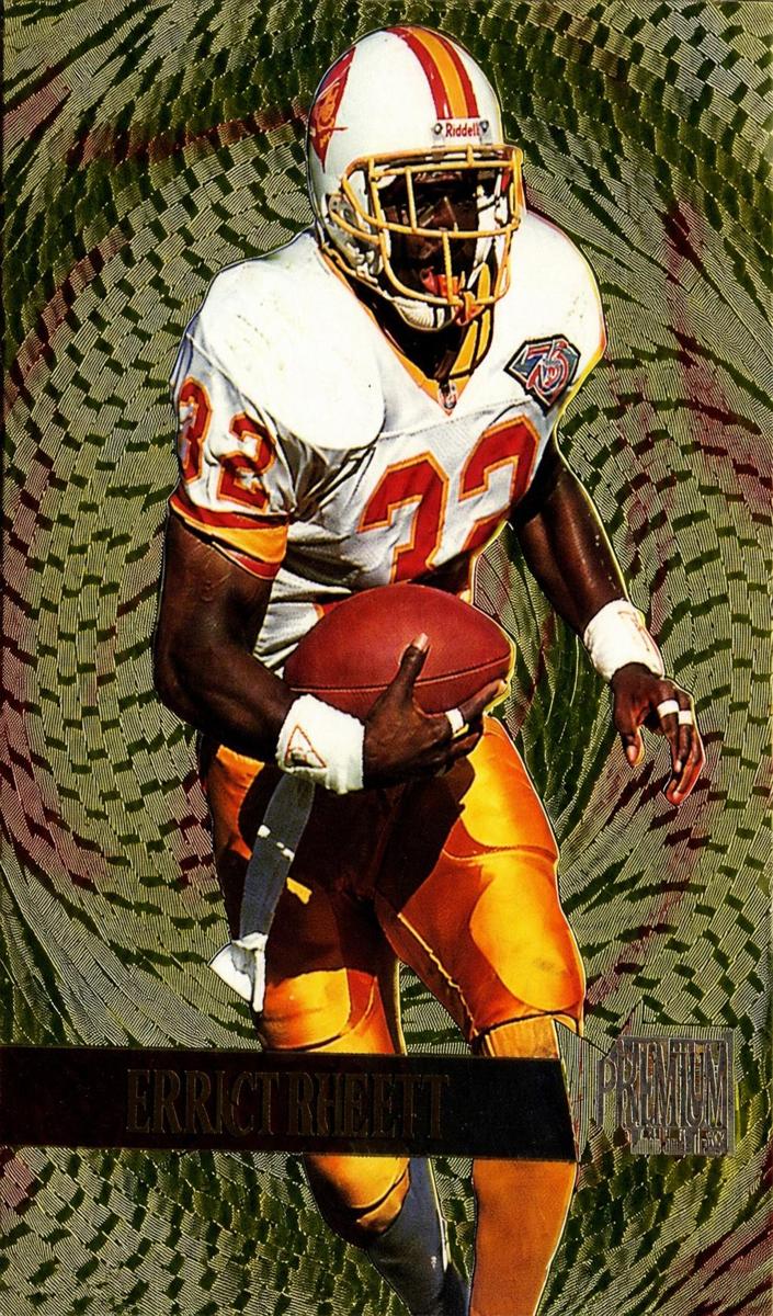 1995 Fleer Metal Errict Rhett #13 card