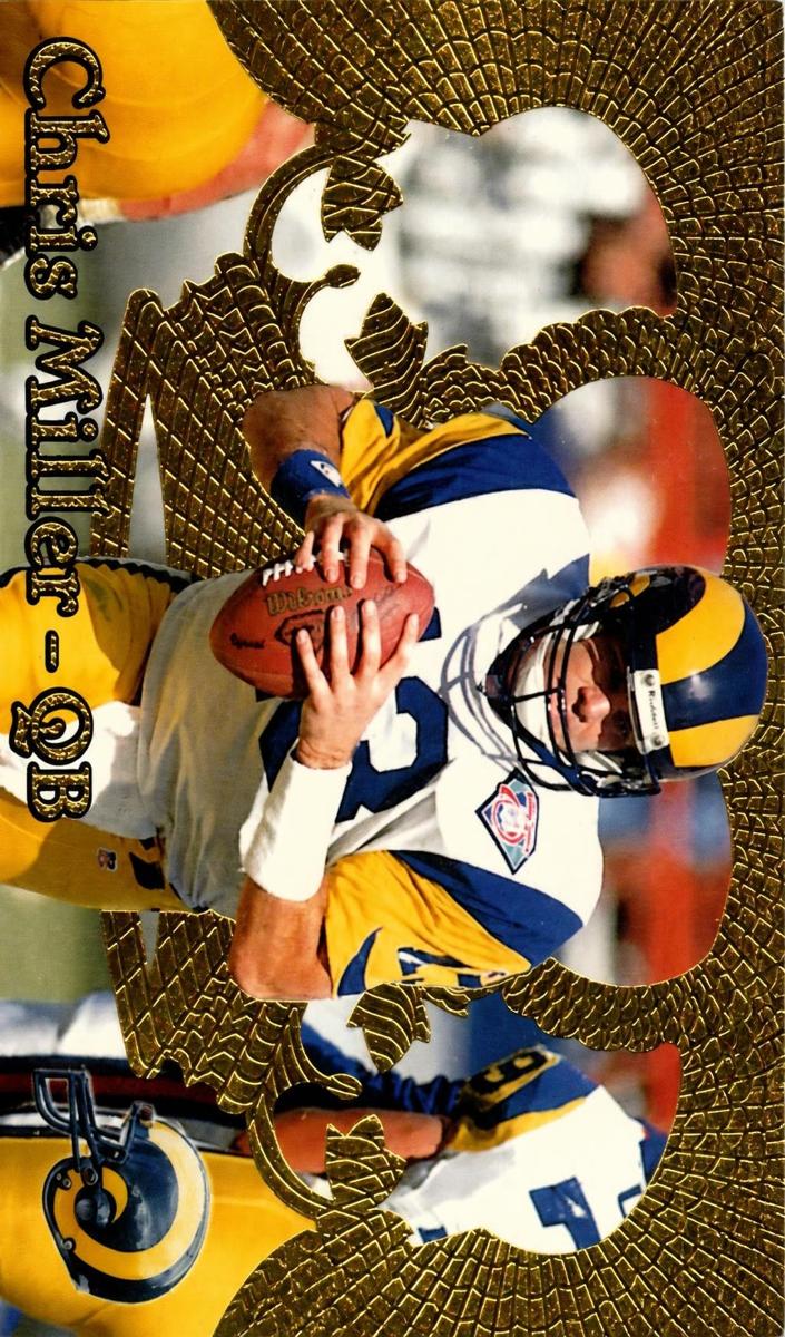 1995 Chris Miller [Blue Holofoil] #124