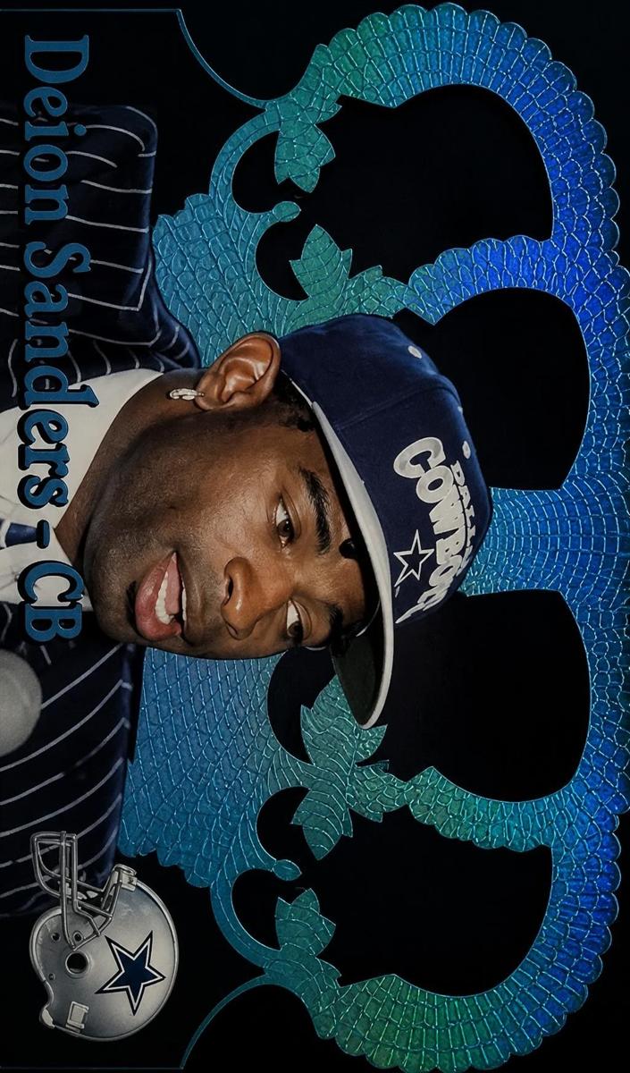1995 Deion Sanders [Blue Holofoil] #33