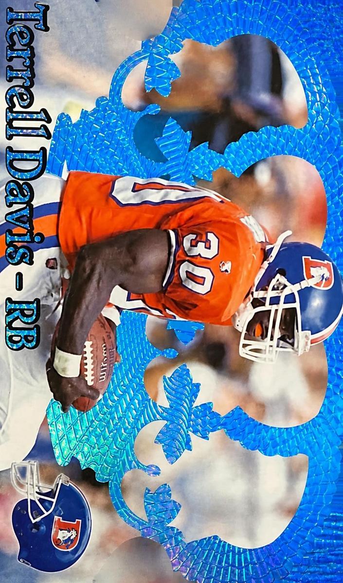1995 Terrell Davis [Blue Holofoil] #136