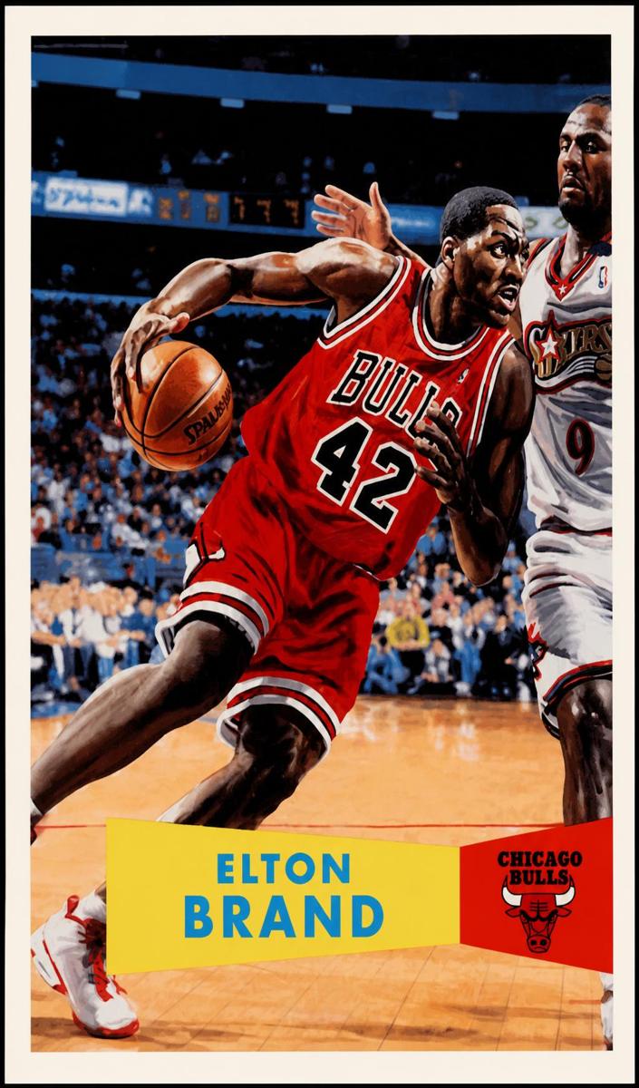 1999 Topps Gallery Elton Brand #TGH2 card