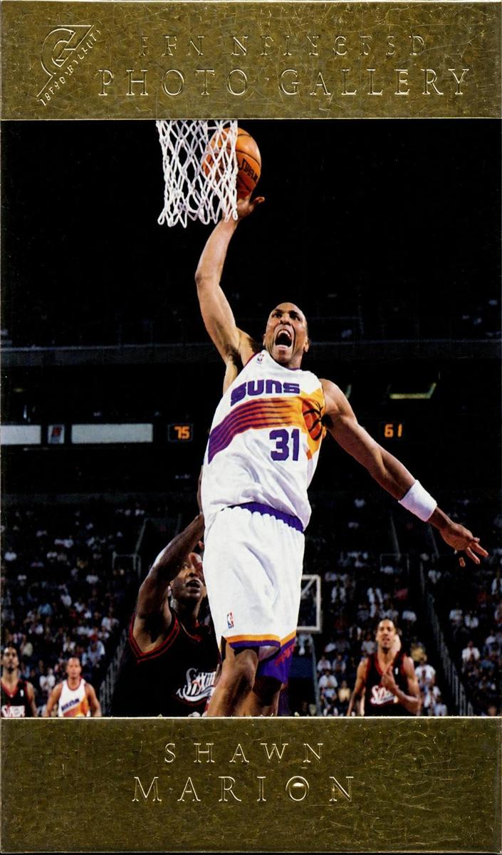1999 Topps Gallery Shawn Marion #PG8 card