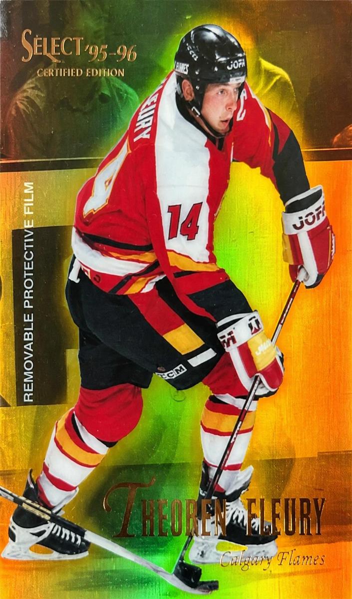 1995 Theoren Fleury [Mirror Gold] #5