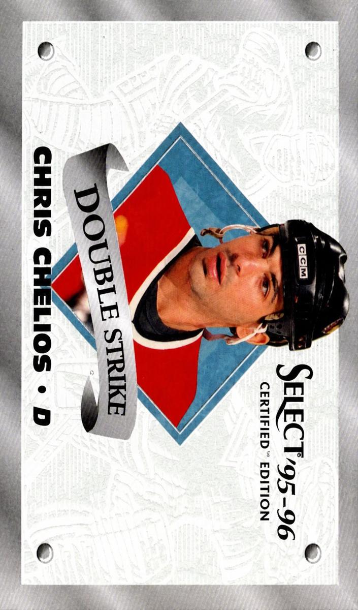 1995 Select Certified Chris Chelios #4 card