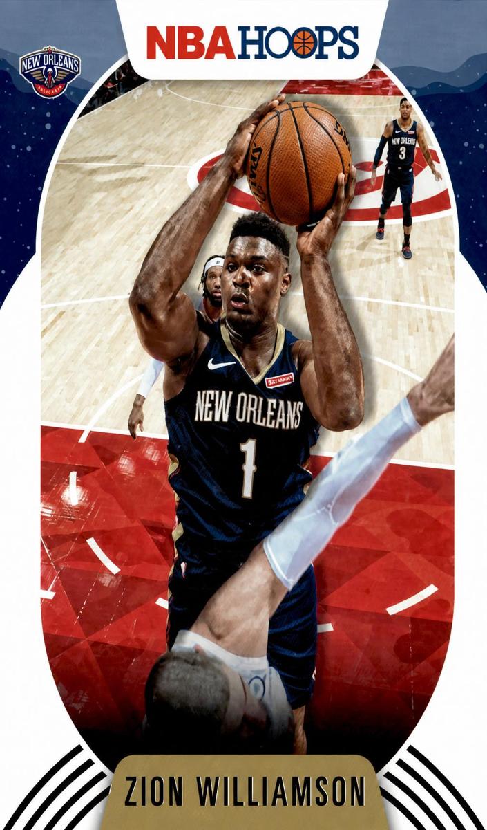 2020 Panini Hoops Zion Williamson #163 card