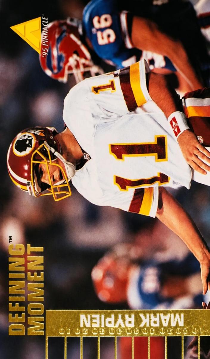 1995 Pinnacle Club Collection Mark Rypien #207 card