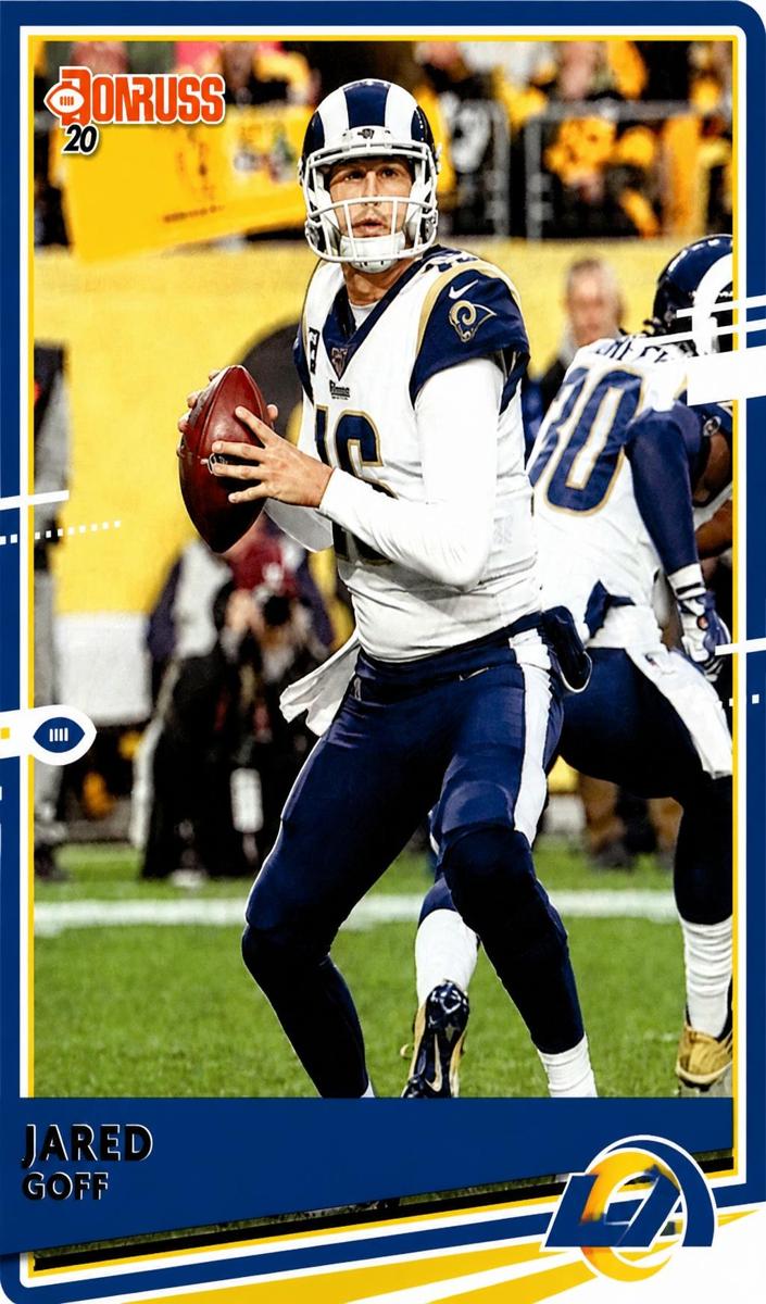 2020 Panini Donruss Jared Goff #141 card
