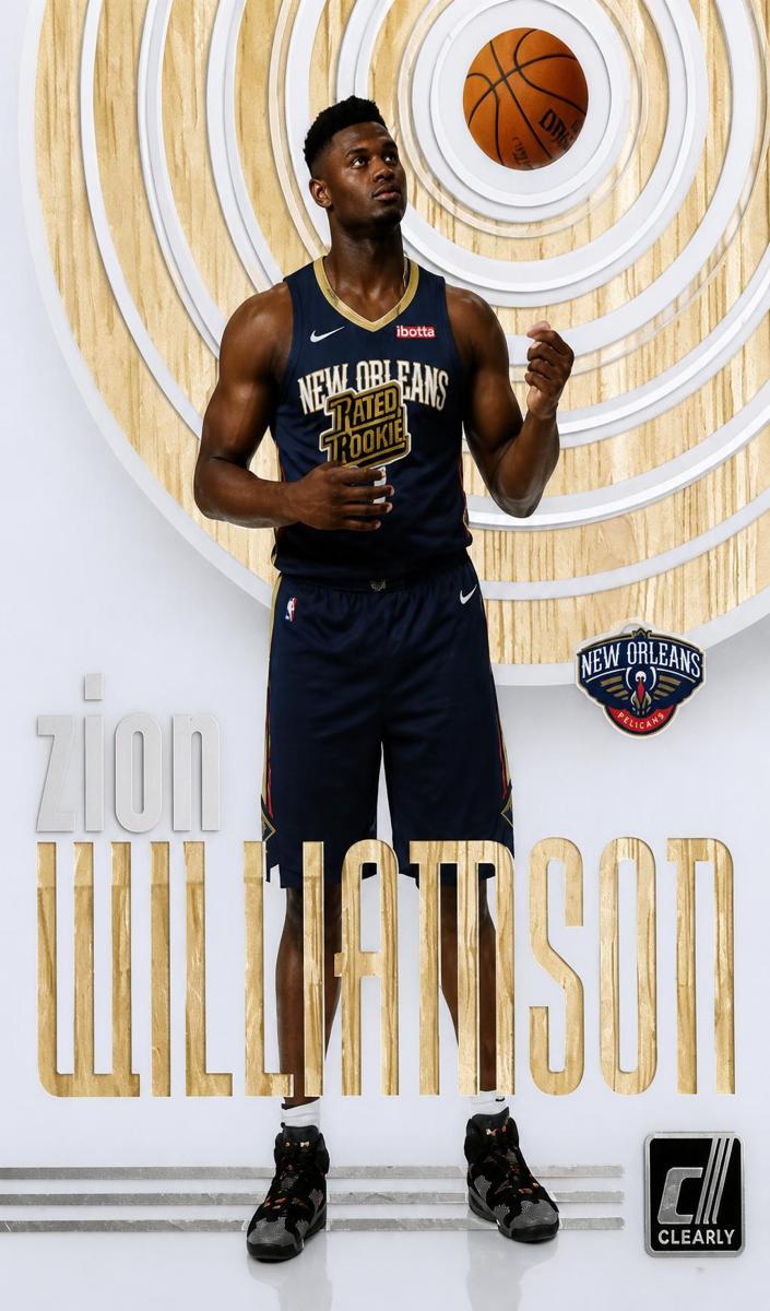 2019 Panini Clearly Donruss Zion Williamson #ZW card
