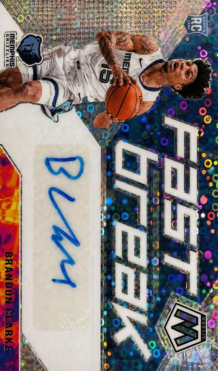 2019 Panini Mosaic Brandon Clarke #FB-BCL card