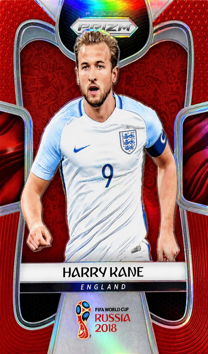 2018 Panini Prizm World Cup Harry Kane [Red] #62 card