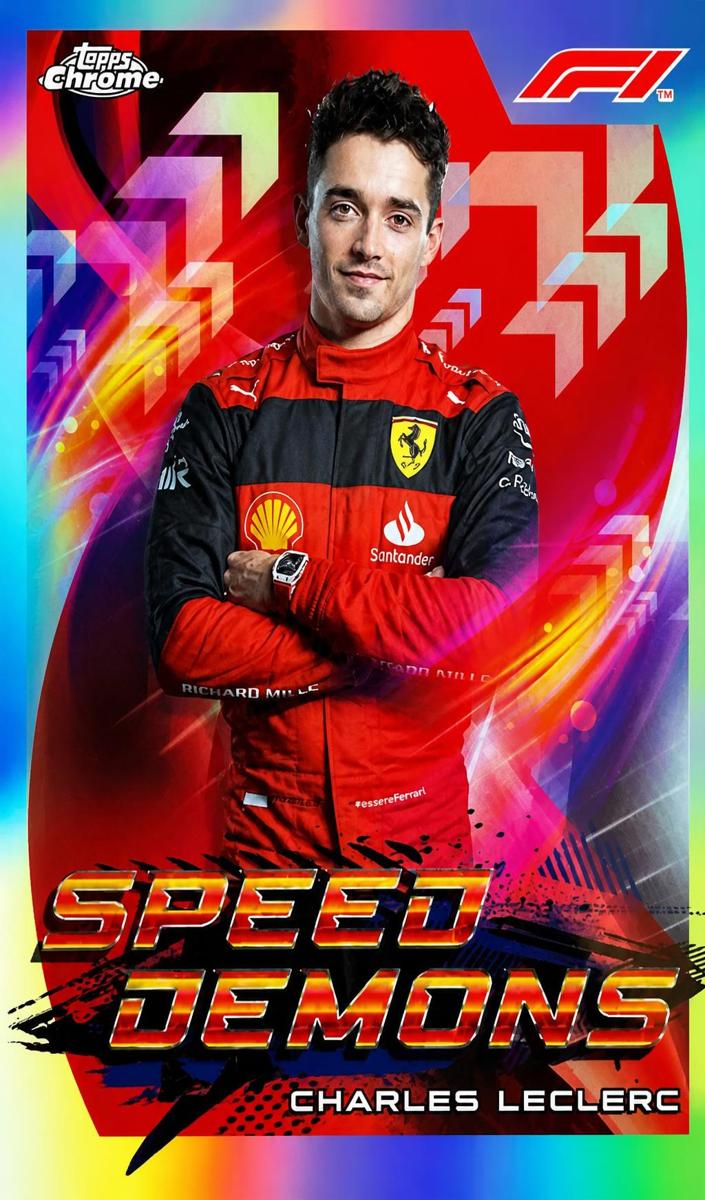 2022 Topps Chrome F1 Charles Leclerc #SD-CL card