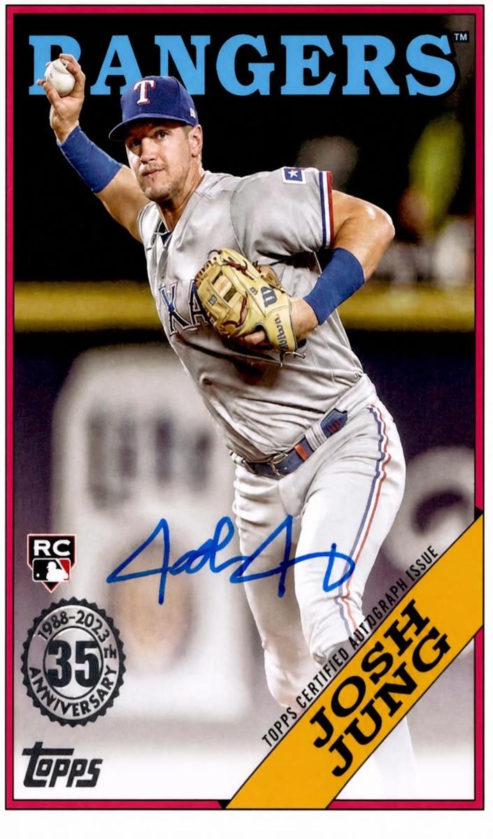 2023 Topps Josh Jung [Red] #88BA-JJ card