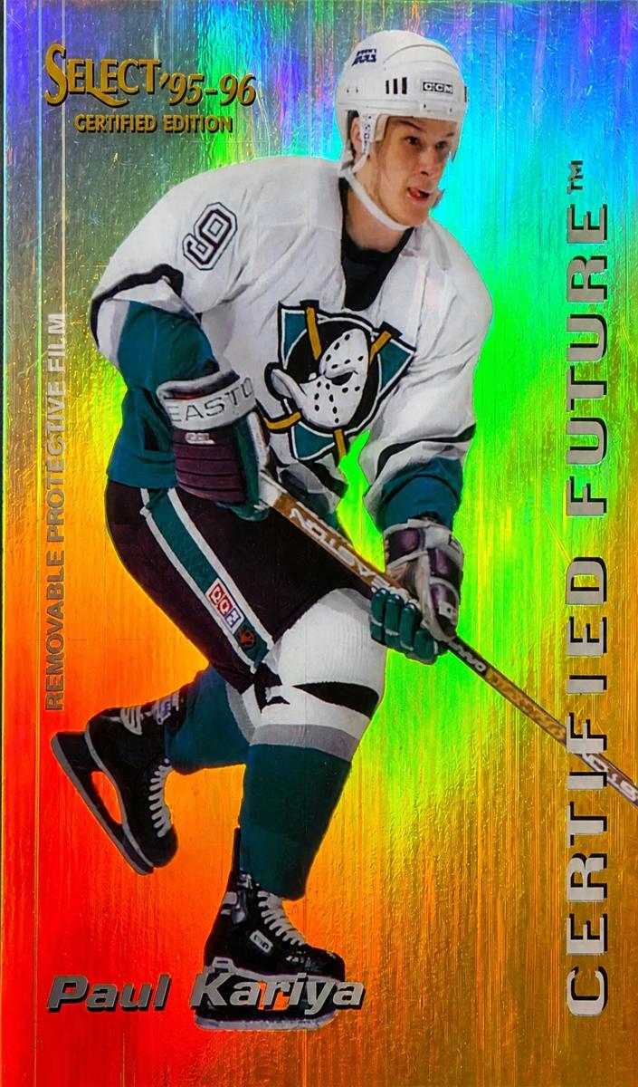 1995 Select Certified Paul Kariya #3 card