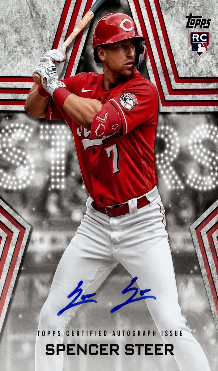 2023 Topps Spencer Steer #BSA-SS card