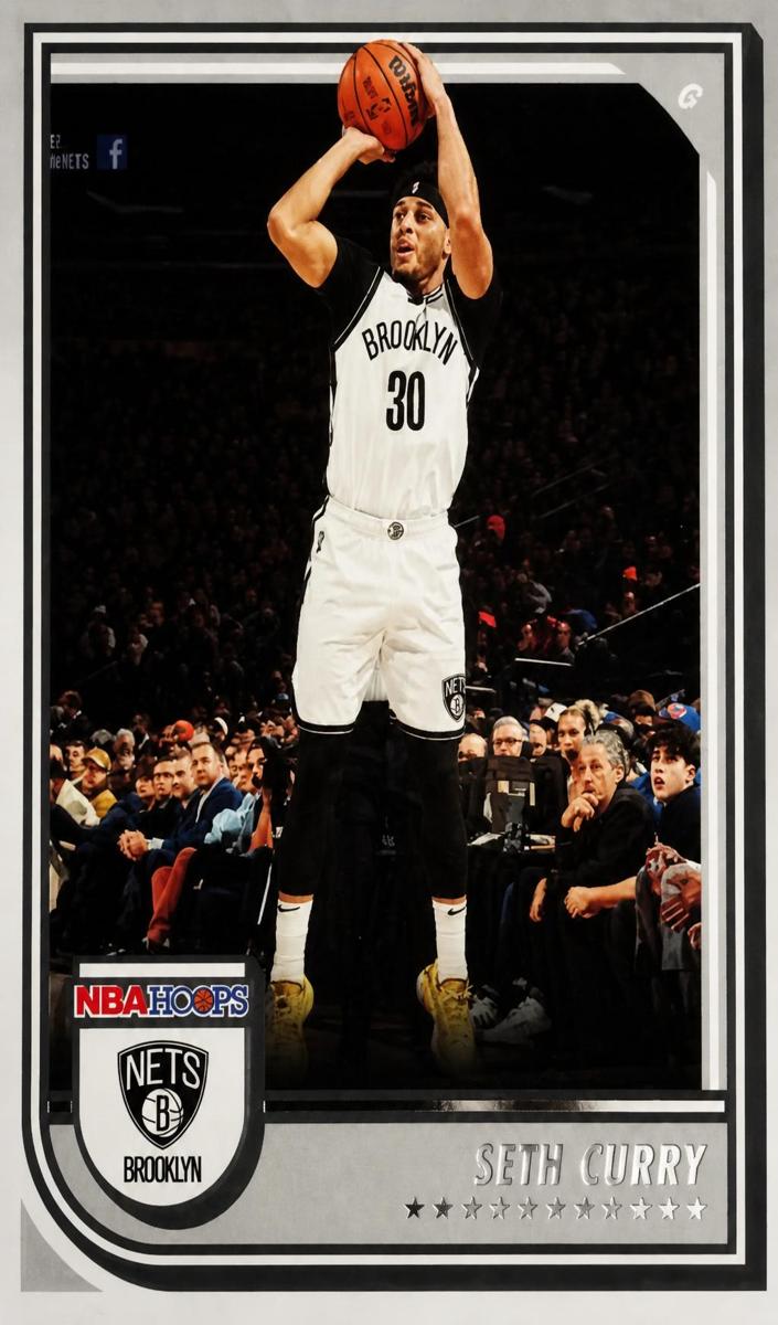 2022 Panini Hoops Seth Curry #12 card