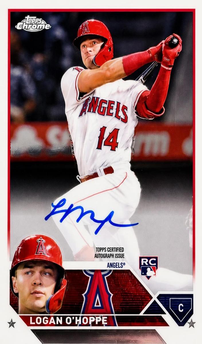 2023 Topps Chrome Logan O'Hoppe #RA-LO card