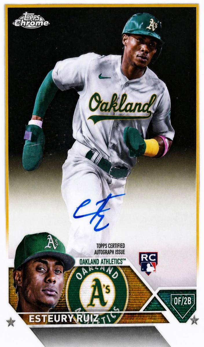 2023 Topps Chrome Esteury Ruiz #RA-ERU card