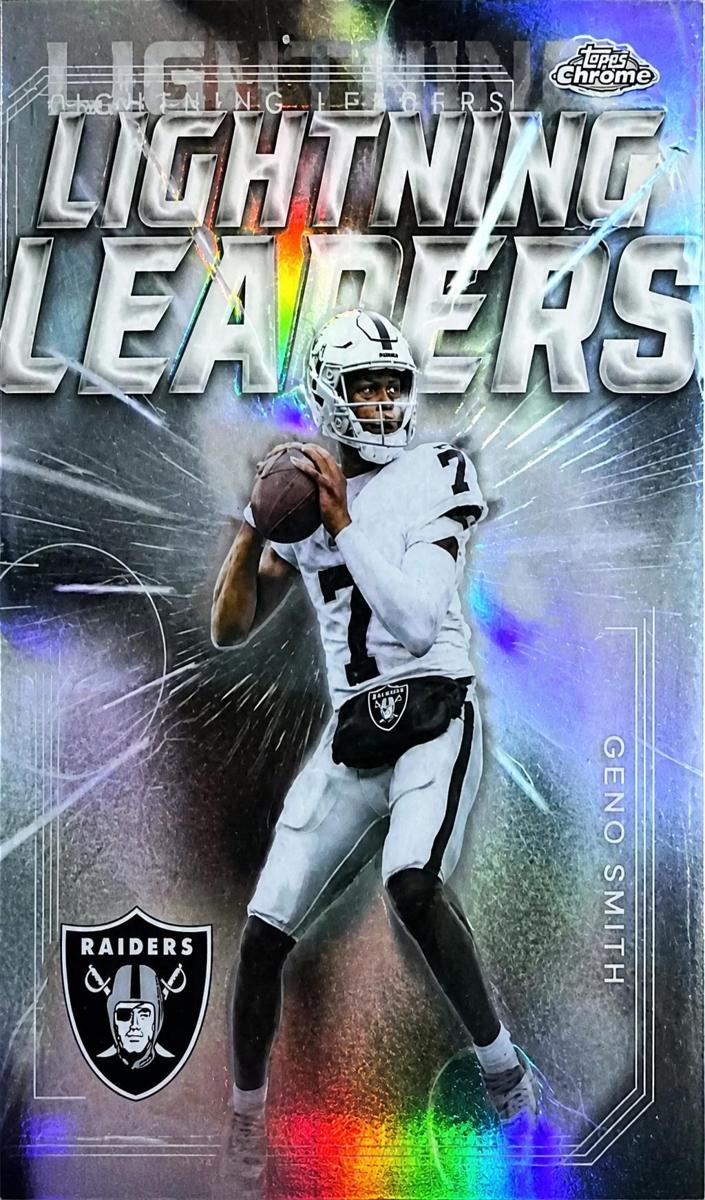 Geno Smith 2025 Topps Chrome Lightning Leaders Football