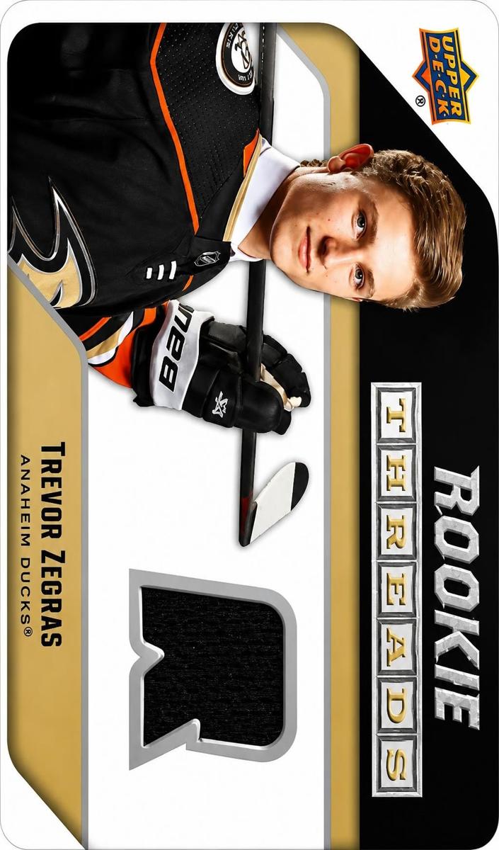 2021 Upper Deck Trevor Zegras #RT-TZ card