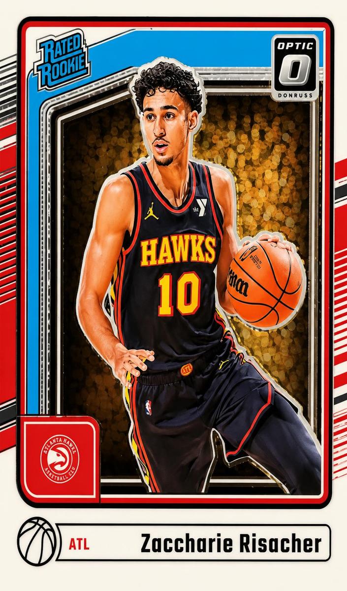 Zaccharie Risacher 2024-25 Donruss Optic Basketball card