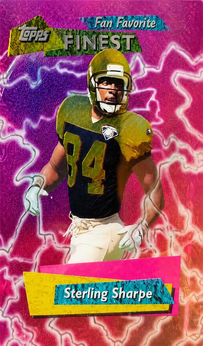 1995 Topps Finest Sterling Sharpe #FF8 card