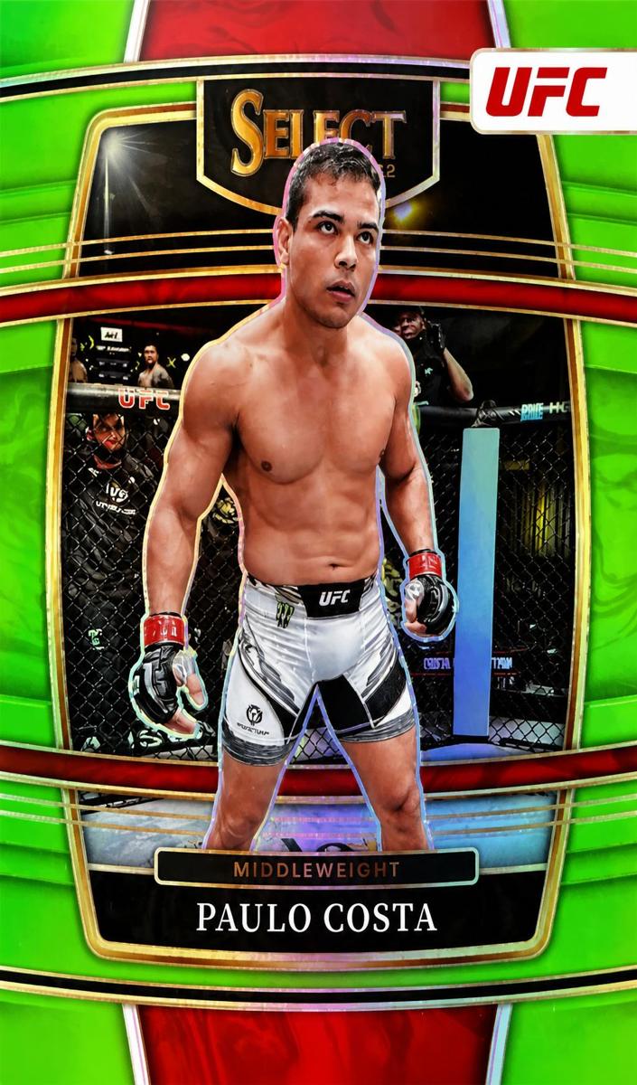 2022 Paulo Costa [Neon Green Prizm] #18