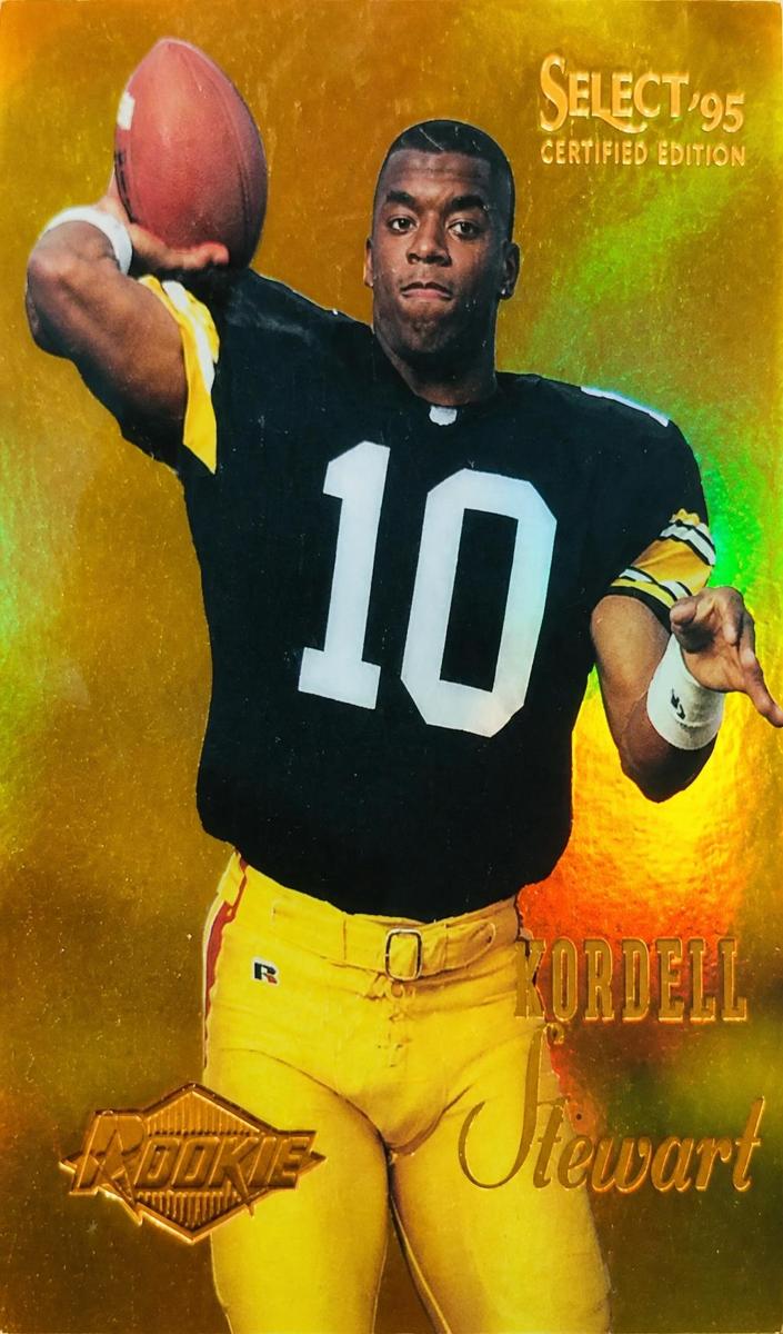 1995 Select Certified Kordell Stewart [Mirror Gold] #129 card