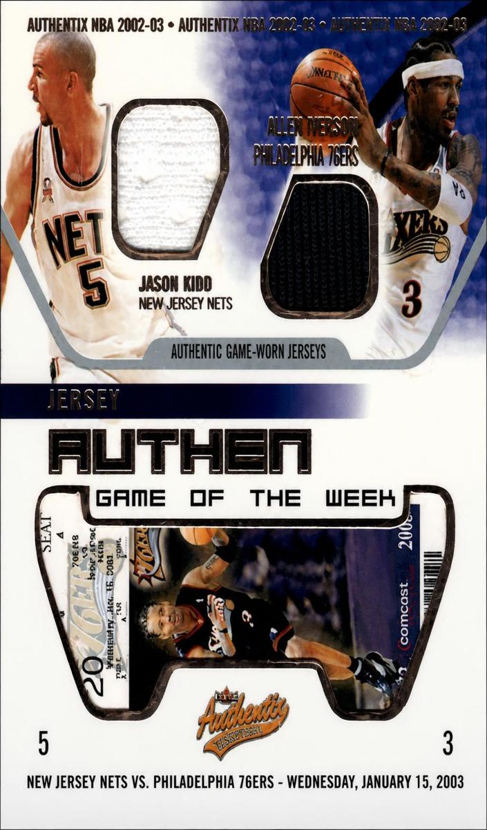 2002 Allen Iverson #JA-AI