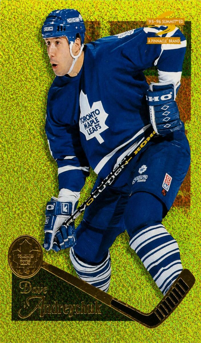 1995 Pinnacle Summit Dave Andreychuk #36 card