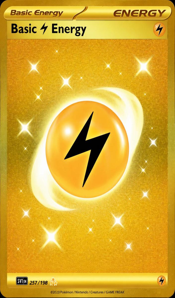 Basic Lightning Energy 2023 Pokemon Scarlet & Violet