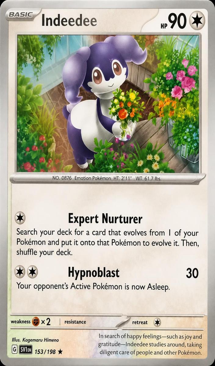 Indeedee 2023 Pokemon Scarlet & Violet