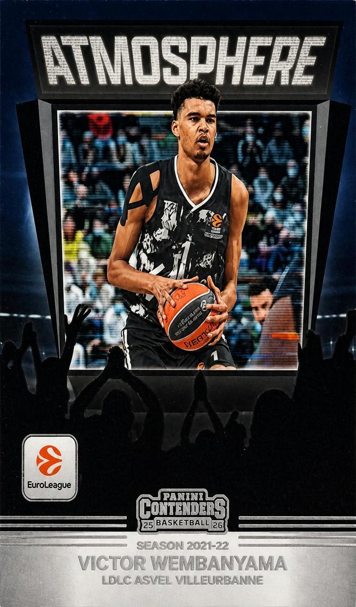 2025 Panini Contenders EuroLeague Victor Wembanyama #1 card