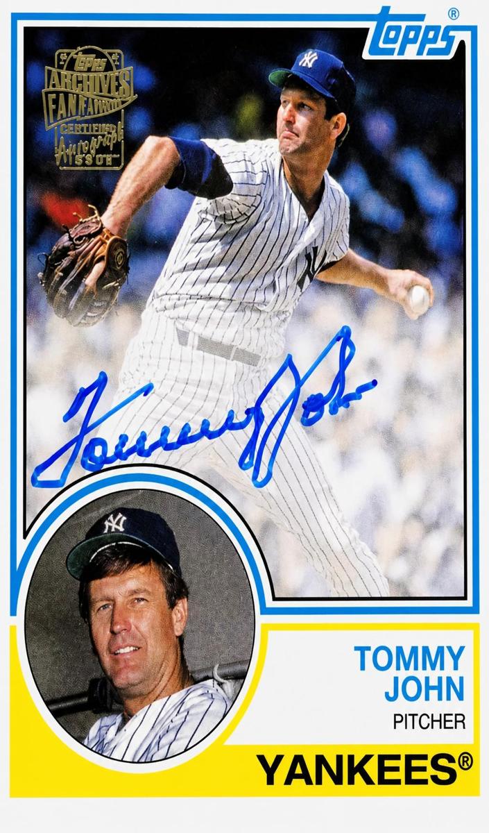 2022 Tommy John #83FF-TJ