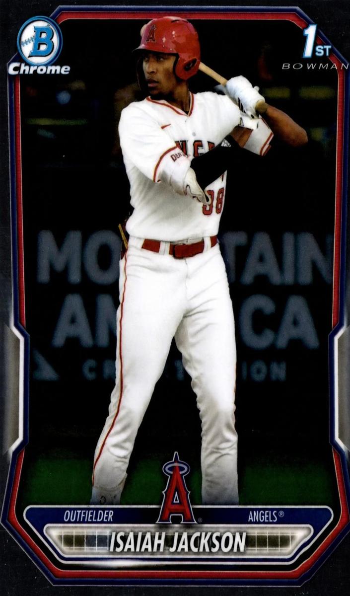 2026 Bowman Chrome Prospect Isaiah Jackson [Reptilian Refractor] #BCP-60 card