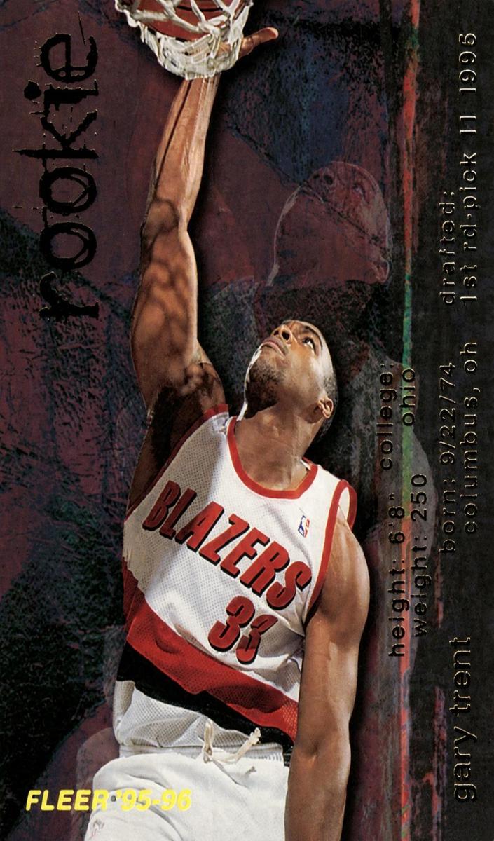 1995 Fleer Gary Trent #314 card