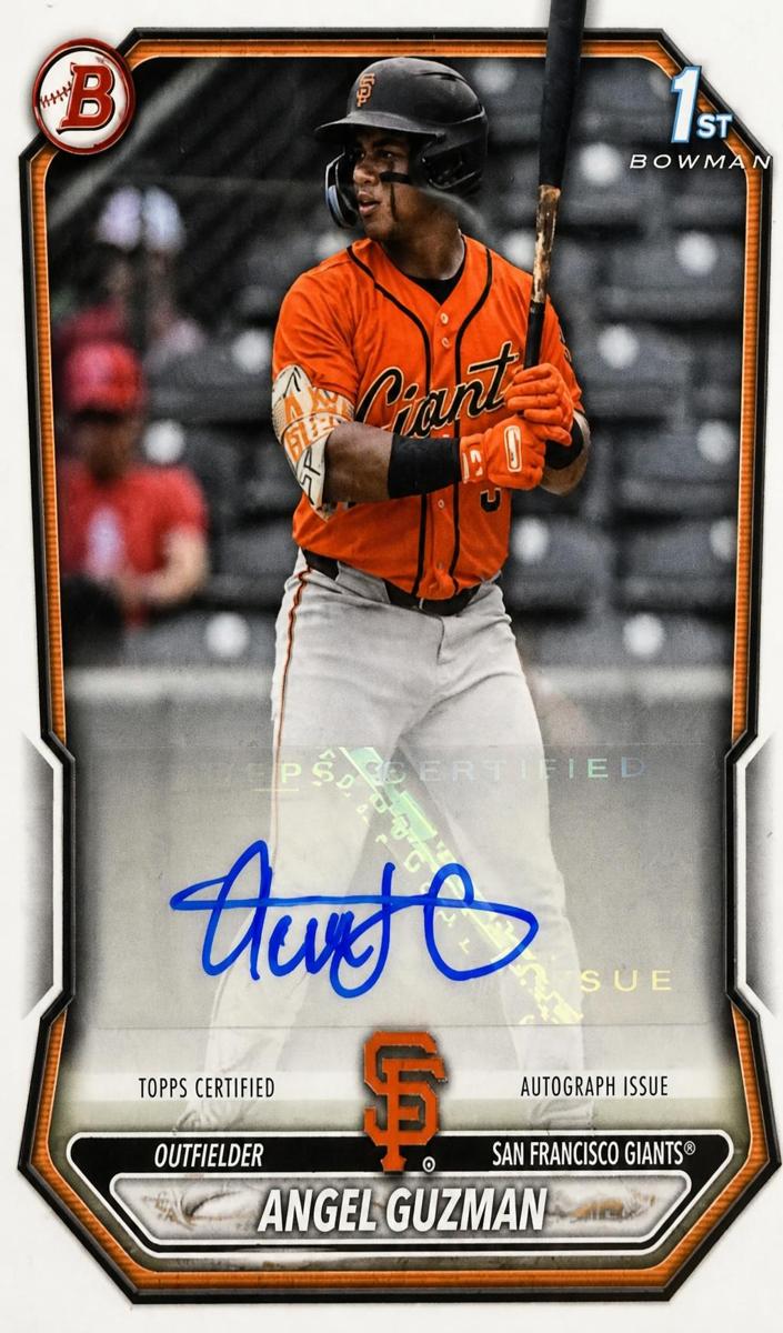 Angel Guzman 2026 Bowman Baseball card
