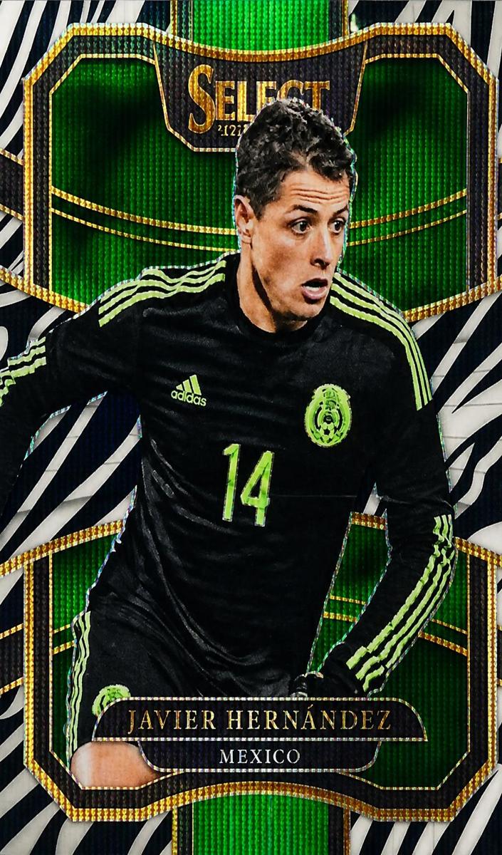2017 Panini Select Javier Hernandez [Zebra] #24 card
