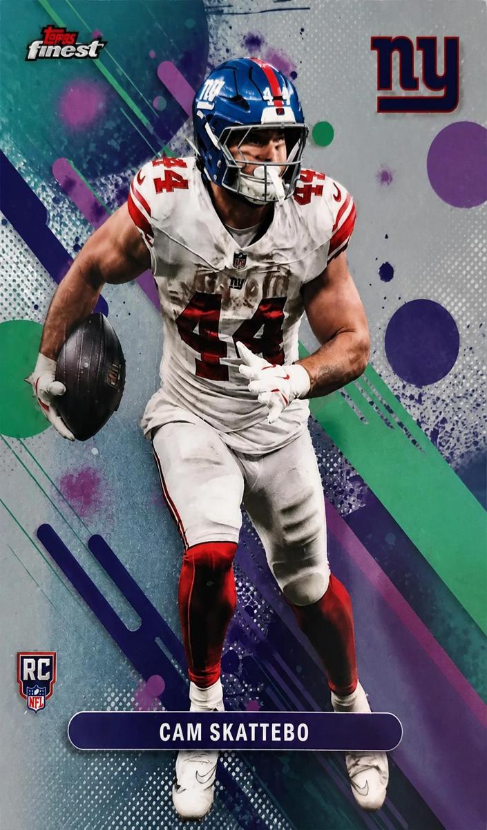Cam Skattebo 2025 Finest Football card
