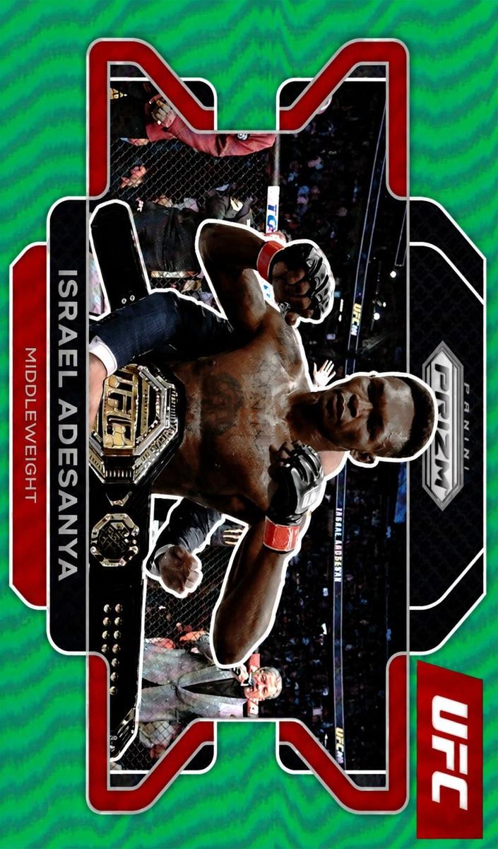 2022 Israel Adesanya [Prizms Green] #23