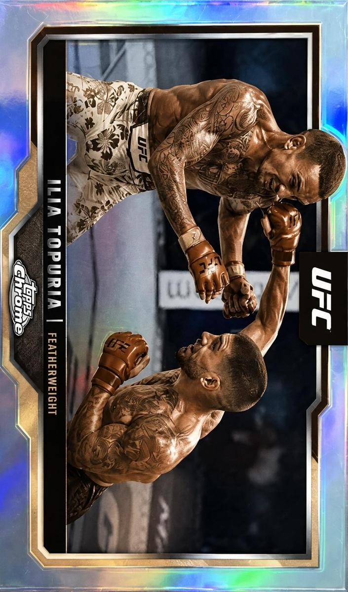2025 Ilia Topuria [Sepia Refractor] #43