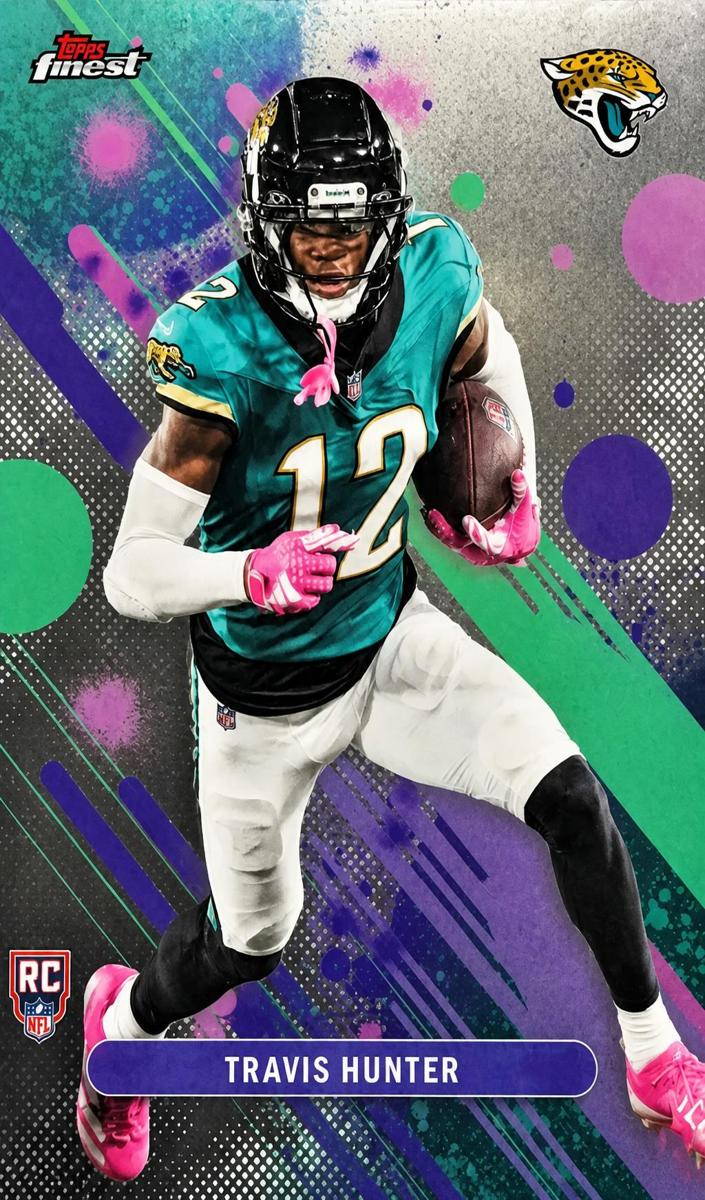 Travis Hunter 2025 Finest Football card