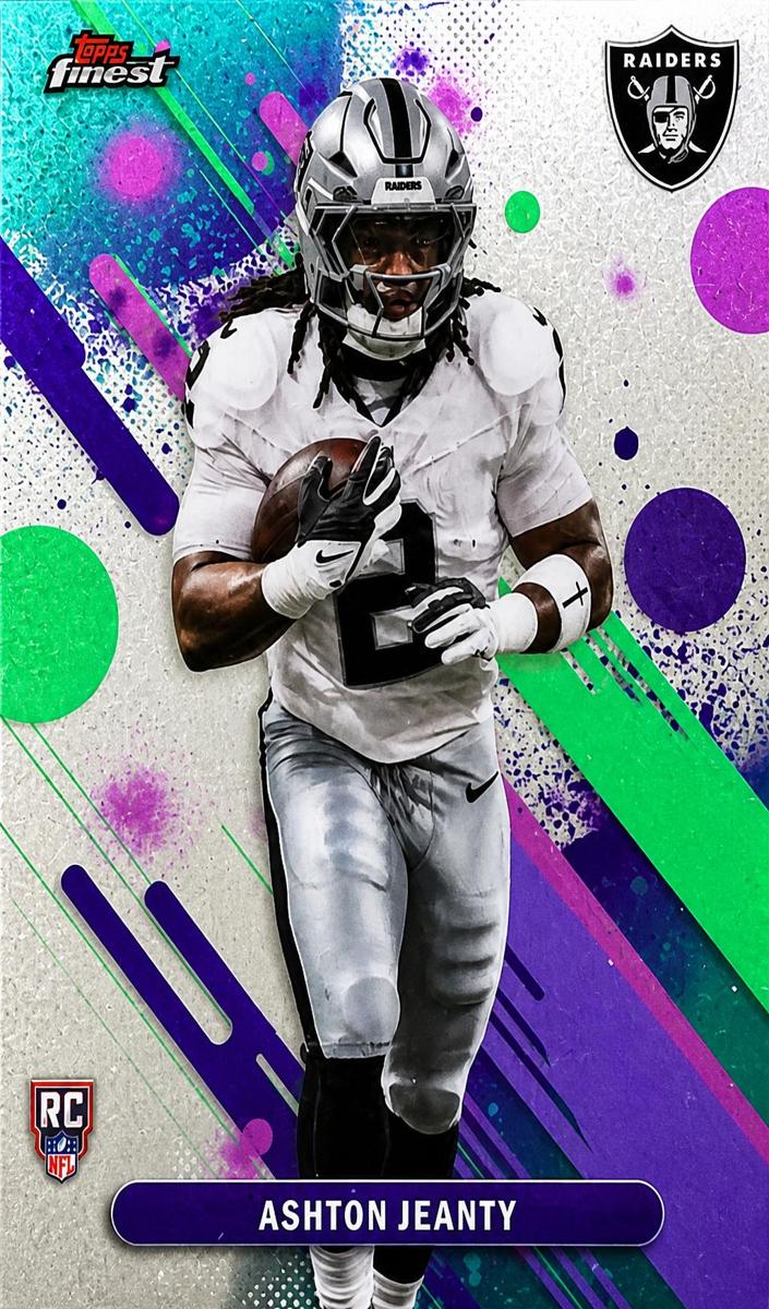 Ashton Jeanty 2025 Finest Football card