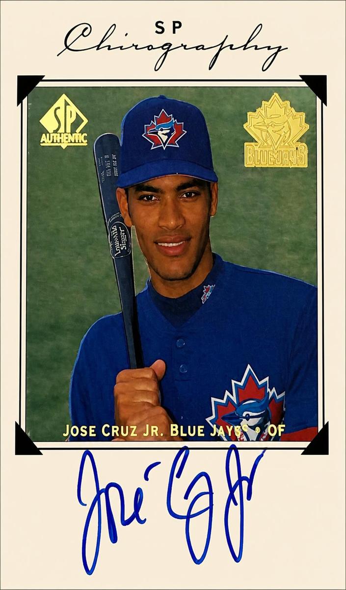 1998 SP Authentic Jose Cruz Jr. #JC card