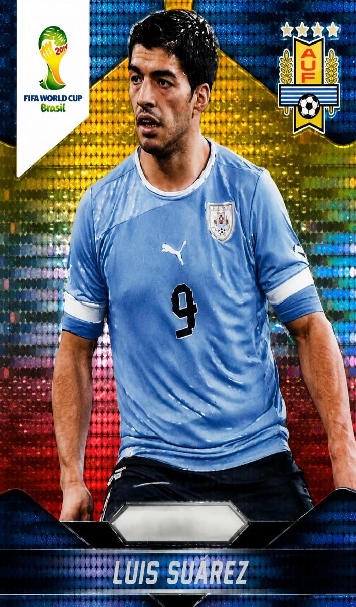 2014 Luis Suarez [Yellow and Red Pulsar] #194