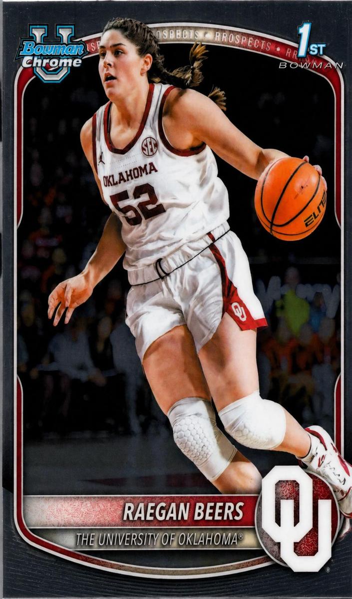 Raegan Beers 2025 Bowman Basketball card