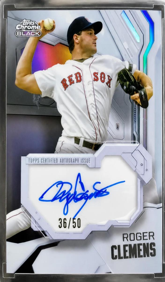 2026 Topps Chrome Black Roger Clemens #IVA-RC card
